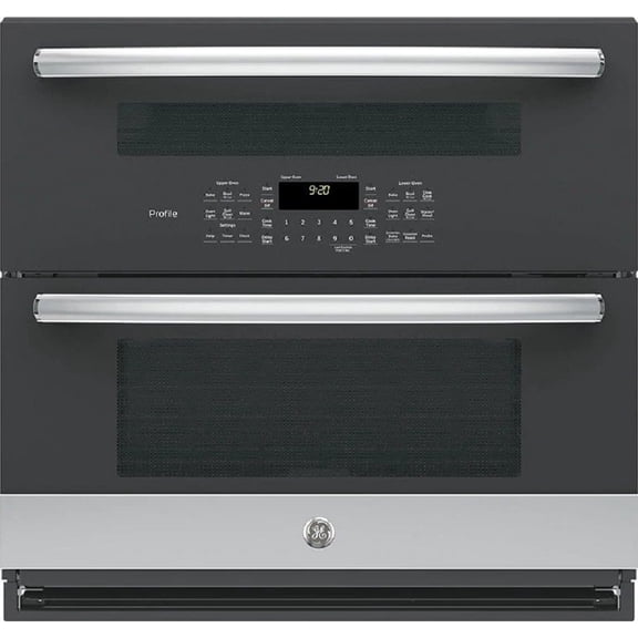 Ge Profile Pts9200sn 30" Wide 5 Cu. Ft. Electric Double Oven - Stainless Steel