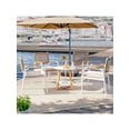 thumbnail image 4 of 2 pcs outdoor patio wicker sillas set | metal - framed, square - patterned para beach, balcony, lawn, poolside, y garden, 4 of 7