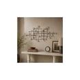 thumbnail image 3 of DecMode Glam Metal Silver Geometric Wall Décor with Round Glass Beads, 20"W x 42"H, 3 of 15