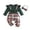 b-Green, variant on AWZXDE Girls fashion rompers Ruffle Sleeve Ribbed Knit Plaid Patchwork Rompers Toddlers clothes for girls Bow Headband Complete Outfit Set Purple - 6-9 Months