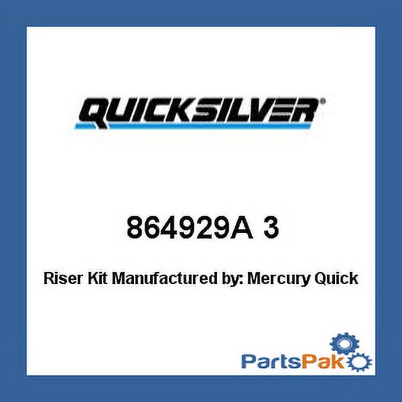 Mercury - Mercruiser 864929A 3 Mercury Quicksilver 864929A 3 Riser Kit-