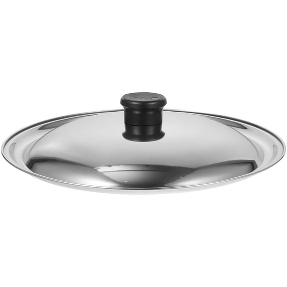Huaqiet Stainless Steel Pot Lid Metal Pan Cover Reusable Pan Lids Kitchen Pot Lid Metal Pot Lid