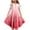 Watermelon Red, variant on Ovbmpzd Flutter Sleeve Big Girls Dresses Gradient Green Dresses Comfy A-Line Casual Dresses,13 Years