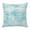 Teal, Mint, White, variant on Throw Pillow Covers, Blue Palm Leaves 16x16 Pillow Covers for Couch/Sofa/Bed, Summer Tropical Botanical Coastal Decorative Square Linen Cushion Pillowcase for Home Decor