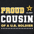 thumbnail image 3 of CafePress - Proud Cousin Of A Soldier White And Gold Sweatshirt - Zip Hoodie, Classic Hooded Sweatshirt with Metal Zipper, 3 of 4