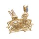 thumbnail image 5 of Servilleteros de Pascua con diseño de conejo, servilleteros para mesa de comedor, hebillas para Pascua, fiesta, Hotel, cumpleaños, Acción de Gracias Estilo D BLESIY Servilleteros de conejo, 5 of 8