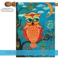thumbnail image 3 of Toland Home Garden Wise Guys Bird Owl Flag Double Sided 28x40 Inch, 3 of 5
