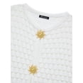 thumbnail image 4 of PRETTYGARDEN Women's Knit Sleeveless Sweater Vest with Gold Buttons, Sizes S-XXL, 4 of 6