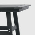 thumbnail image 6 of WestinTrends Outdoor 37" Counter Height HDPE Patio Square Bar Table, Black, 6 of 7