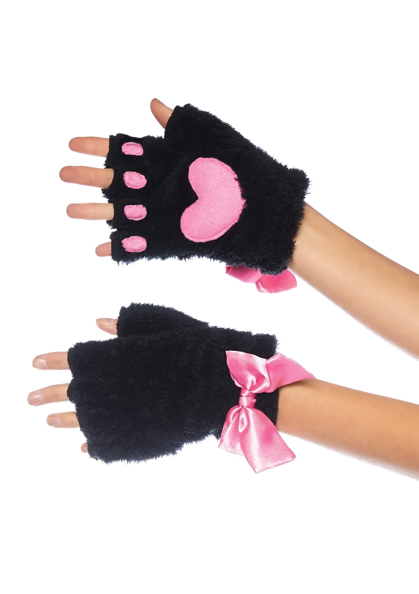 Leg Avenue Adult Cat Paw Gloves Costume Accessory - Walmart.com