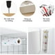 thumbnail image 5 of Dispensador de toallas de papel de 2 piezas, soporte para toallas de papel sin perforaciones, soporte para rollos de cocina, soportes para toallas de papel sin perforaciones para cocina y baño (blanc TUNC Sencillez, 5 of 5