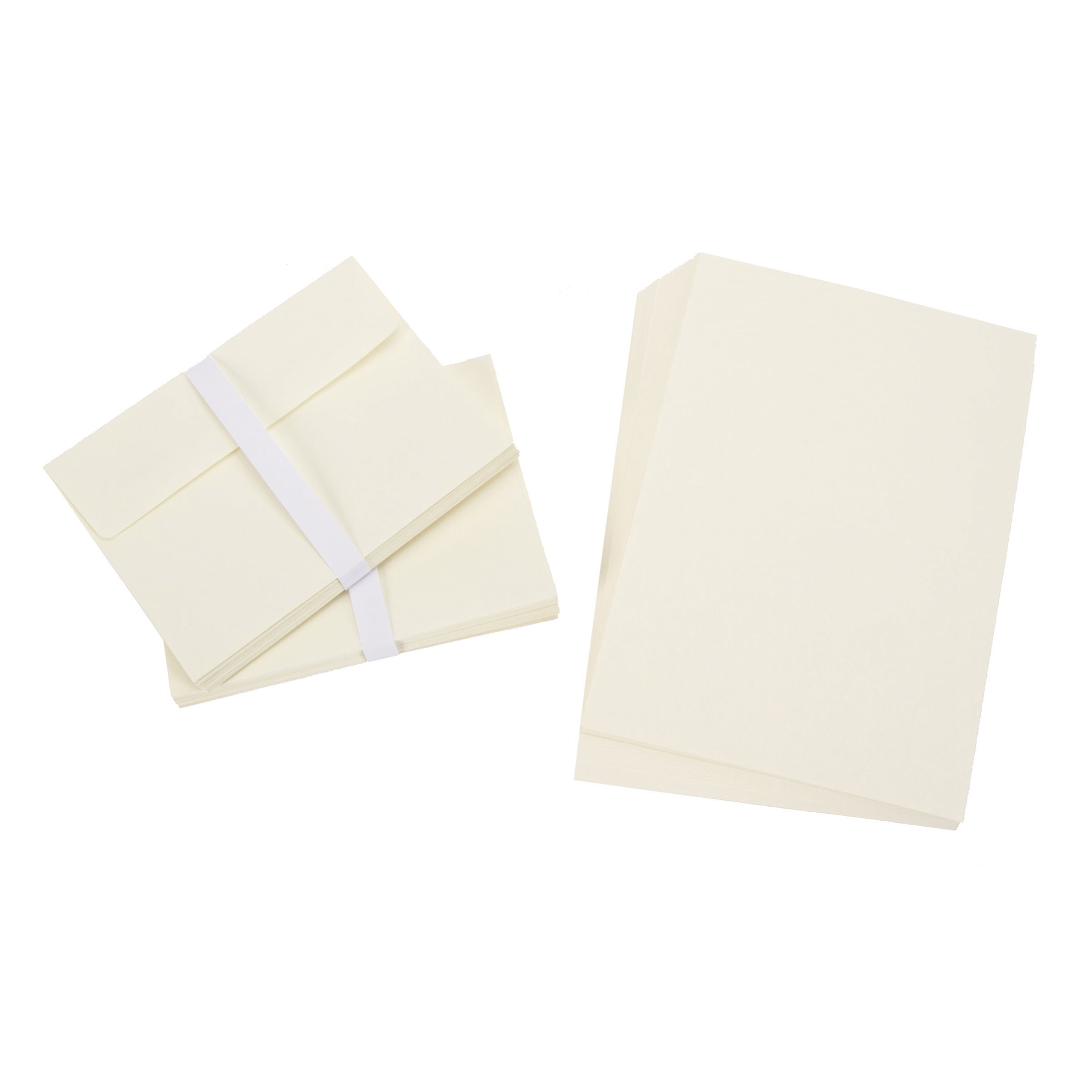 Darice Blank Ivory Cards with Envelopes, 5 x 7 Inches, 50 Pack ...