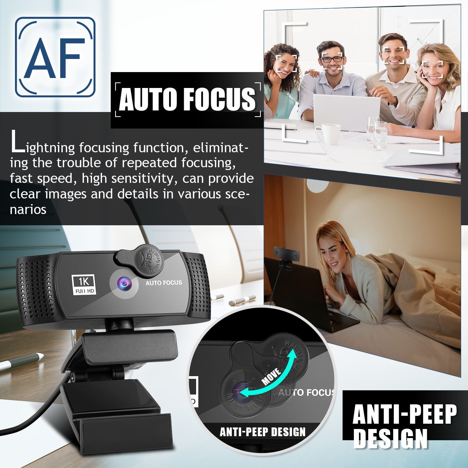 Webcam 4K 2K 1080P Full HD Web Camera With Microphone USB Web Cam For PC Computer Laptop Video Mini Camera 4K ,HD Video