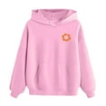 thumbnail image 6 of HUITKMM Girls Long Sleeve Graphic Hooded Sweatshirt Soft Pullover Top Cute Casual Outerwear for Children, 6 of 6