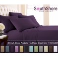 thumbnail image 5 of Comfortable 6-piece 21-inch Extra Deep Pocket Bed Sheet Set and Pillowcases by Southshore Fine Linens, 5 of 10