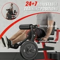 thumbnail image 3 of MITONOS Leg Extension and Curl Machine, 4 in 1 Lower Body Workout Machine， Adjustable Leg Curl Machine,Leg Extension Machine with Exercise Bench, Home Gym Weight Machine, 3 of 8
