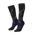 thumbnail image 2 of Fotbe Rainbow Wings Majestic Dragon print Women's Men's Novelty Crew Socks Cotton Socks Knee High Socks for Walking,Running,Nurses,Pregnancy, 2 of 8
