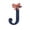 J, variant on Red White Blue Wooden Letter Door Signs, 4th of july decorations, Heavy Duty Monogram Wall Hangers with Fabric Bows for Garage Entryways, Balcony Walls & Porch Columns, US 250 Patriotic Decor