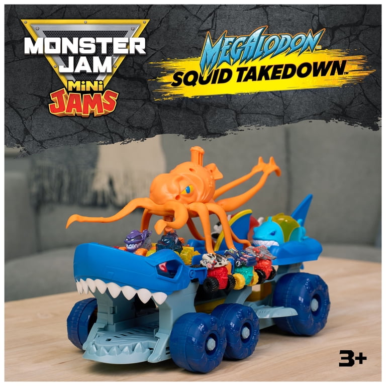 Mini Jams Megalodon Squid Takedown Playset photo 2