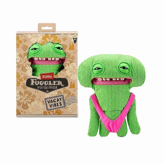 Fuggler Funny Ugly Monster Plush Vacation Series Sketchy Squirrel Mr Fuggler Original Buttons Rabid Rabbit Munch Much Toys Gifts