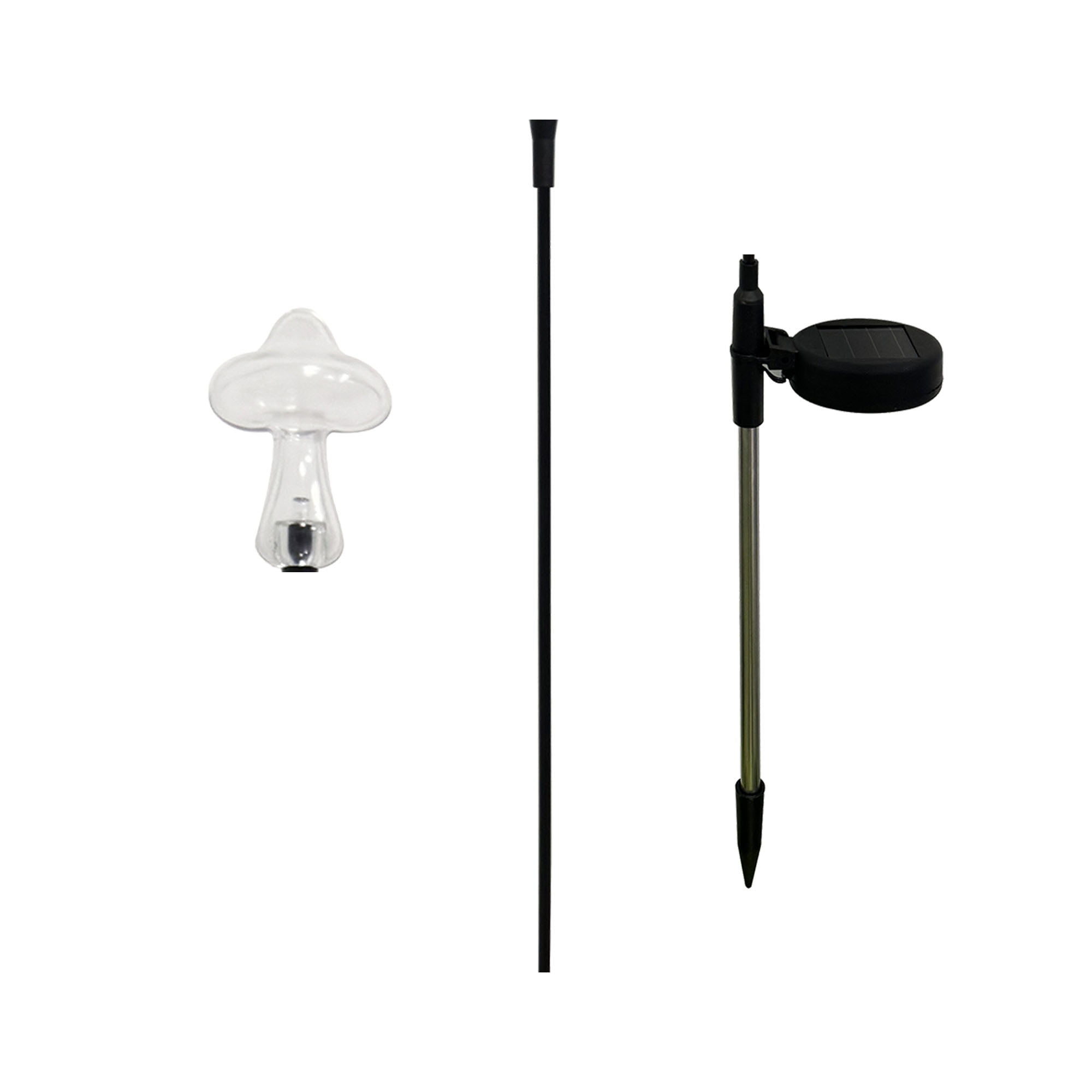 Mainstays Solar Powered Color Changing LED Mushroom Acrylic Stake Light