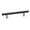 Champagne / Matte Black, variant on Alno A2802-3 Vita Bella 3" Center To Center Modern Smooth Cabinet Bar Pull / Drawer Bar