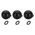 thumbnail image 1 of Botón de obturador de cámara Uxcell, 3 piezas de botones de liberación de obturador en forma de bola de 10 mm para Fujifilm XT5 XT30 XT20 XT4 XE2 XE4, negro, 1 of 1