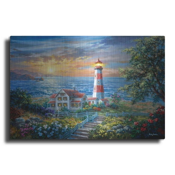 Luxe Metal Art 'Enchantment' by Nicky Boehme, Metal Wall Art, 36"x24"