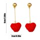 thumbnail image 3 of Decoraciones de San Valentín, regalos de San Valentín, adornos de San Valentín, temperamento de San Valentín y pendientes versátiles de tendencia de moda, joyas, pendientes festivos femeninos, 3 of 6