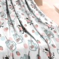 thumbnail image 3 of White Cow Milk Jar Pattern Blanket,Comfortable Soft Lamb Wool Throw Blanket,All Season,Warm Lightweight Blankets for Sofa Bed Couch Living Room Chair,60"x80", 3 of 4