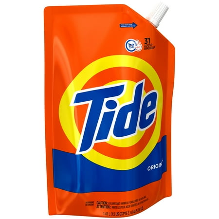Tide Original Liquid Laundry Detergent 3-48 fl. oz. Packs - Walmart.com