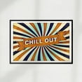 thumbnail image 2 of Chill Out 5 x 7 UNFRAMED Print Retro Wall Art, 2 of 2