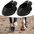 thumbnail image 6 of 2 Pcs Rubber Horse Hoof Boots Non Slip Horse Hoof Protection Shoes Hoof Guards, 6 of 8