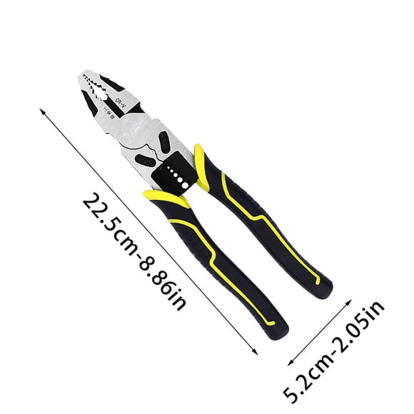 DPTALR 4 In 1 Multifunctional Wire Pliers 9 Inch Multifunctional Wire Stripping Wire Pliers Crimping Multipurpose Pliers