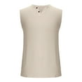 thumbnail image 5 of lmcalzta Mens Tank Tops Sleeveless V Neck T Shirts Summer Fashion Casual Loose Fitting Lightweight Breathable Beach Shirts, 5 of 6