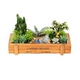 thumbnail image 4 of Jardineras Grandes, Maceteros De Madera De Color Vintage, Diseño Clásico, Sólidos Y Duraderos Para El Hogar, Balcón, Jardín, Oficina, 4 of 7