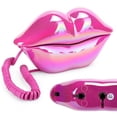 thumbnail image 3 of Teléfono de labios de moda de galvanoplastia roja, flocado, Retro, Sexy, decoración para teléfono de casa, regalo, 3 of 8