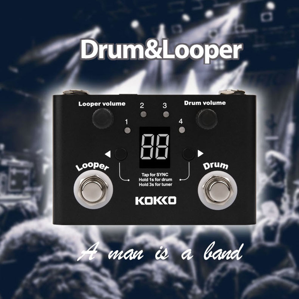 Kotyreds Kokko Circle Loop Pedal with 30 Drum Grooves Groove Loop Drum
