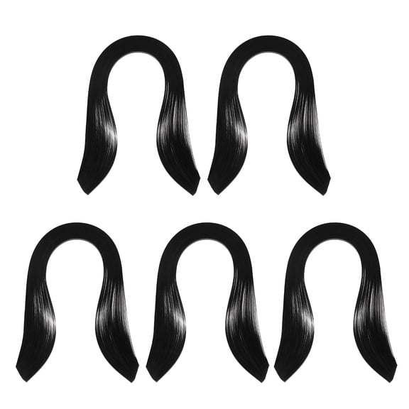 Quilling Strips Paper 600pcs 5mm 39cm Origami Paper Quilling Kits for Art DIY Craft Christmas, Black