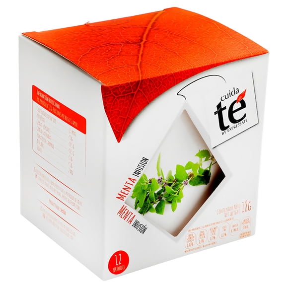 Té de Infusion Menta 12 piramides Cuida te 12 piramides