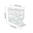 Refrigerator Side Door Automatic Rolling Slide Type Eggs Storage Box