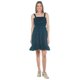 thumbnail image 1 of Vestido Maternidad Algodón Fresco Cómodo Vestido Embarazo Verano Casual Tirantes Ajustable Color Azul Marino, 1 of 5
