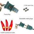 thumbnail image 2 of Cadena de luces GOOTHY 35 Red Chili de 4 m, conectables al aire libre, 2 of 8