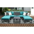 thumbnail image 2 of TK Classics Lexington 7 Piece Aluminum Patio Furniture Set 07a in Aruba, 2 of 10