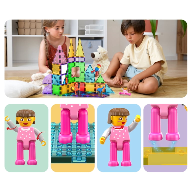 Magnetic Character Figures Family Set 4-Piece photo 2