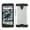 Silver, variant on Alcatel Pixi Theatre OT-5098O Case, Slim Armor Hybrid Cover [Scratch/Dust Proof] Defender Dual Layer Shockproof Protection Case (VGC Black)