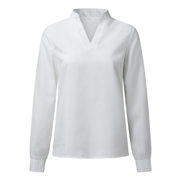 Aayomet Dressy Tops For Women Women's Turtle Neck Slim Fit Long Sleeve T Shirts Tight Tops Tee,White M