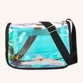 thumbnail image 4 of Bolso Hombro Transparente Con Láser Bolso Bandolera Con PVC Informal (Negro), 4 of 9