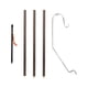 thumbnail image 4 of Soporte para linterna de camping, ligero, plegable, para colgar, con estaca Café, 4 of 9