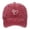 Wine, variant on Christian Faith Cross Heart Print Baseball Cap Women Men Washed Sunshade Outdoor Religious Theme Dad Hat for Unisex